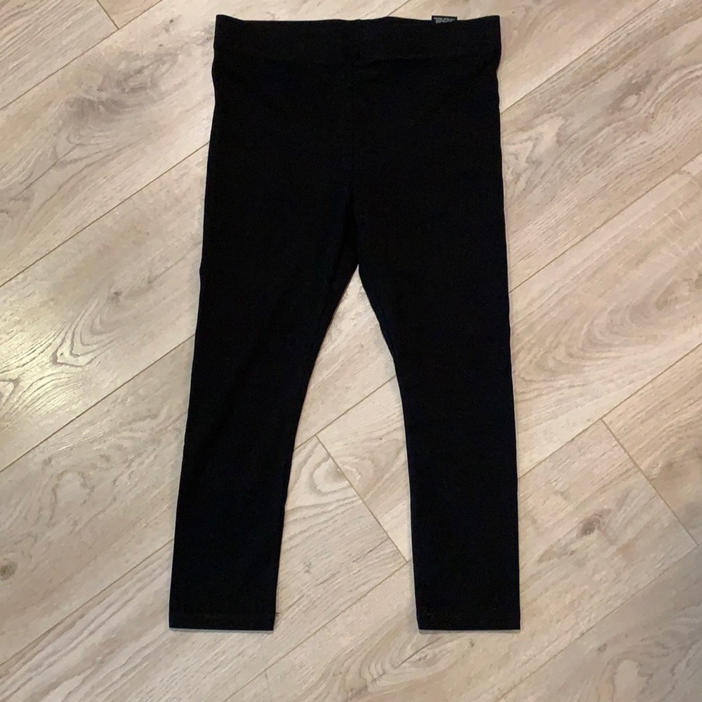 Nicole Miller NWOT Sz M Black Cotton Leggings